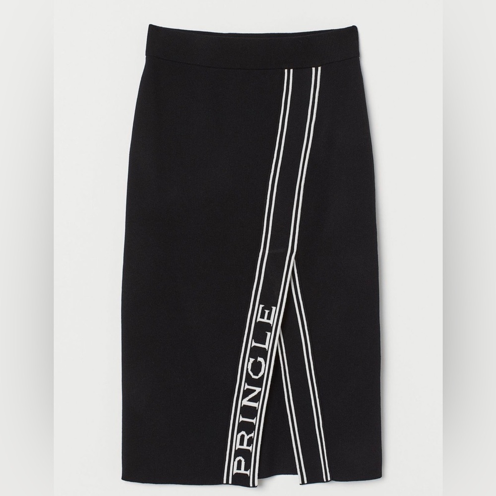 H&M high waist long Pringle skirt